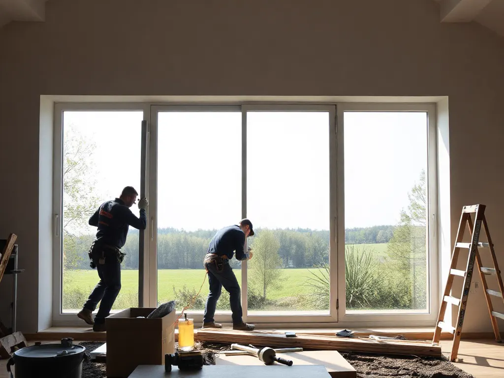 Travaux de vitrerie — intervention type dans le secteur