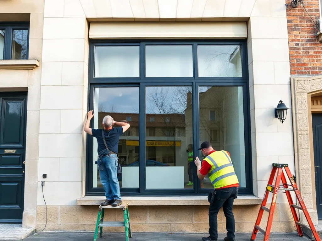 Travaux de vitrerie — intervention type dans le secteur