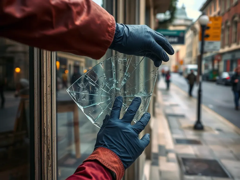 Intervention de vitrerie dans la commune (06140)