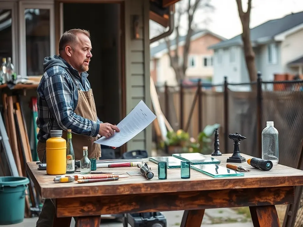 Travaux de vitrerie — intervention type dans le secteur