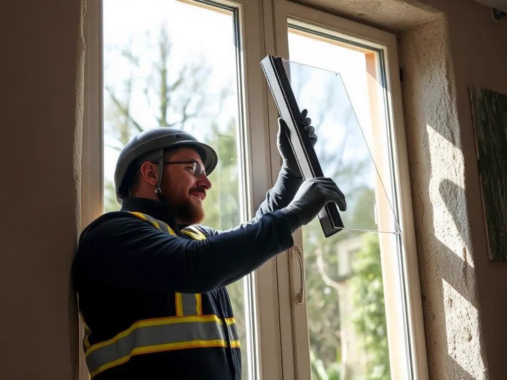 Travaux de vitrerie — intervention type dans le secteur