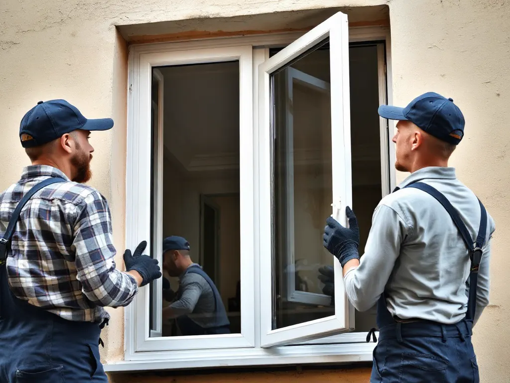 Travaux de vitrerie — intervention type dans le secteur