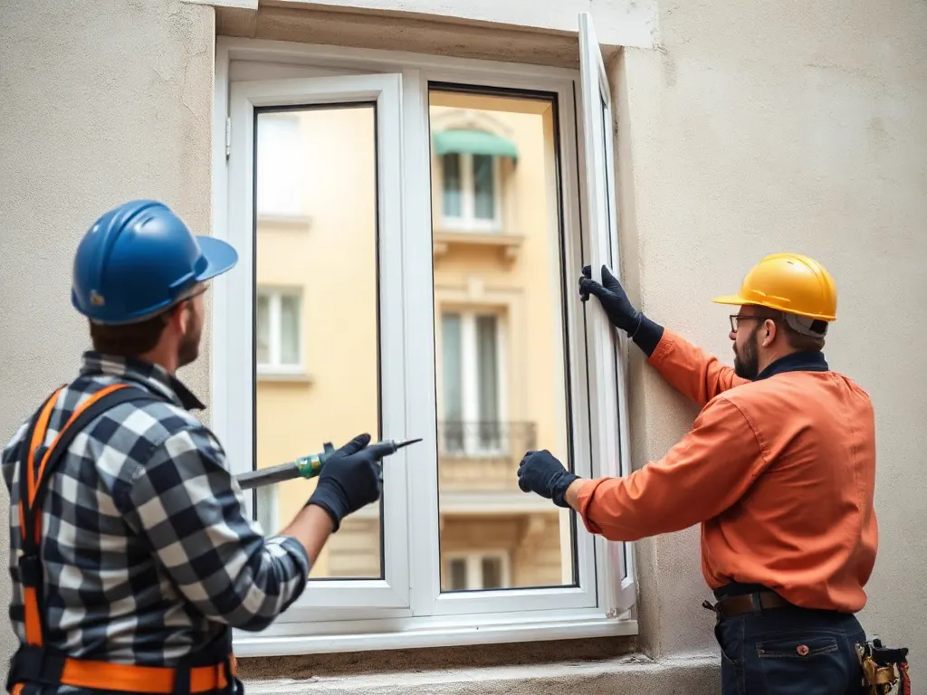 Travaux de vitrerie — intervention type dans le secteur
