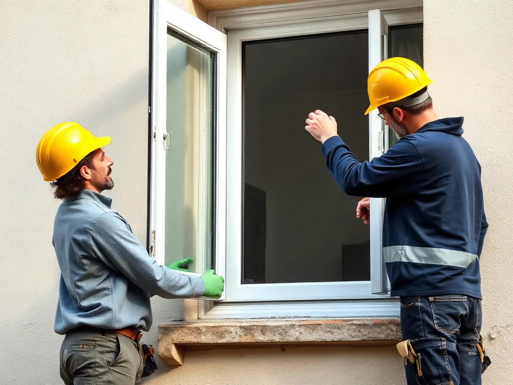 Travaux de vitrerie — intervention type dans le secteur