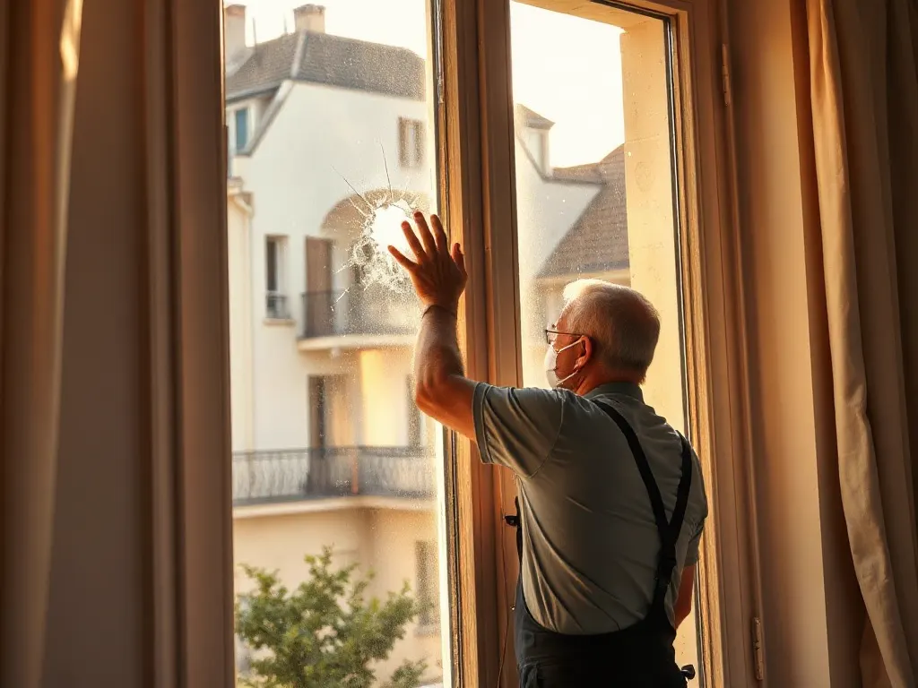 Travaux de vitrerie — intervention type dans le secteur