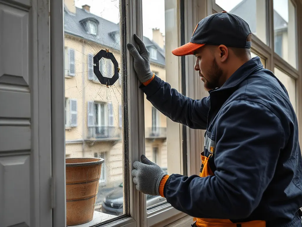Travaux de vitrerie — intervention type dans le secteur