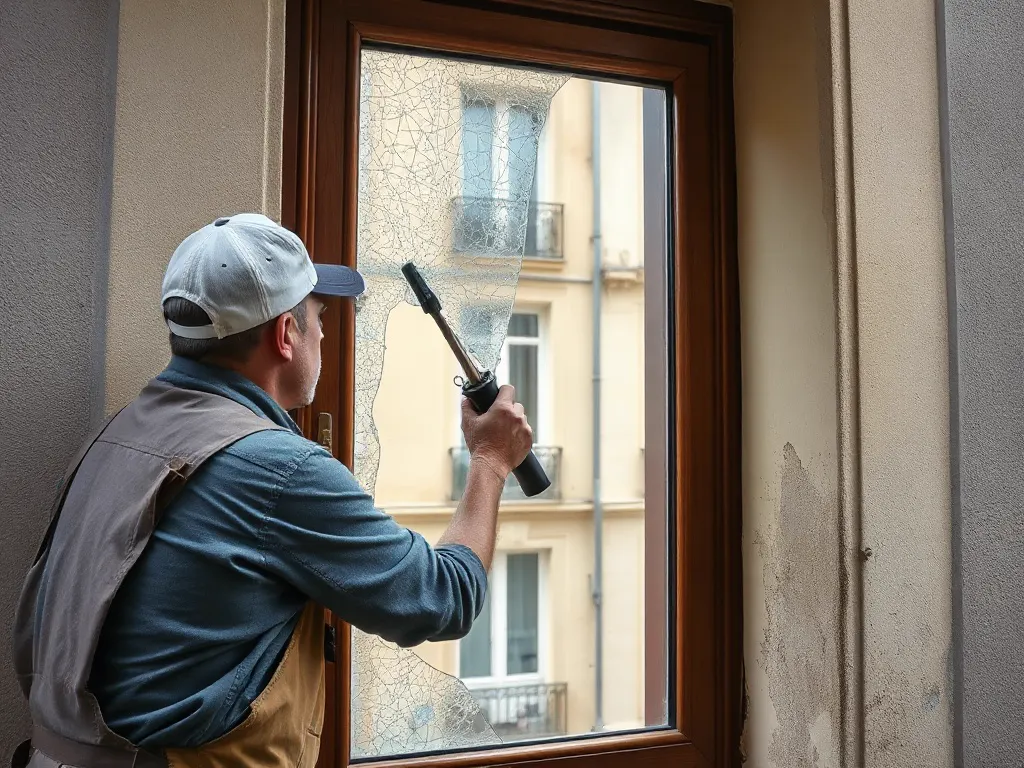 Intervention de vitrerie dans la commune (23000)