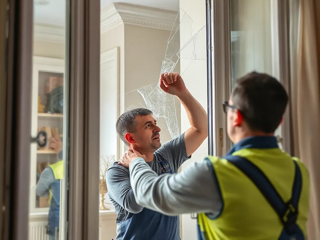 Travaux de vitrerie — intervention type dans le secteur