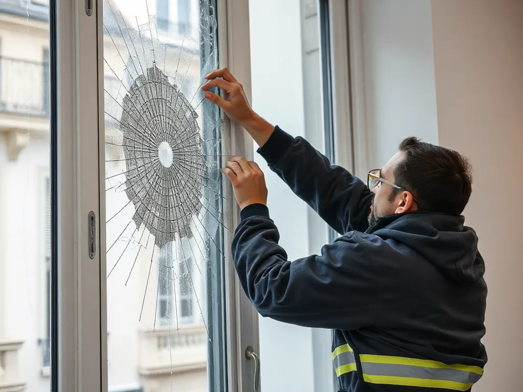 Travaux de vitrerie — intervention type dans le secteur