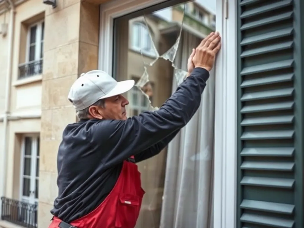 Travaux de vitrerie — intervention type dans le secteur
