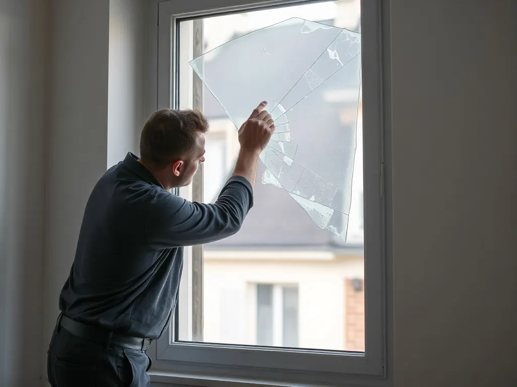Travaux de vitrerie — intervention type dans le secteur