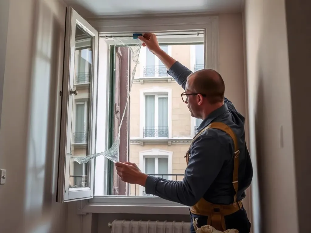 Intervention de vitrerie dans la commune (49130)