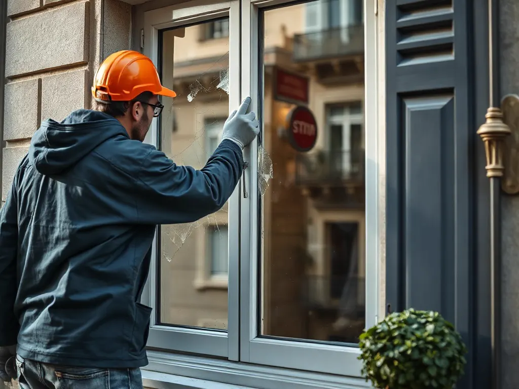 Travaux de vitrerie — intervention type dans le secteur