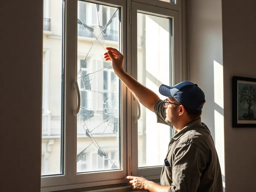 Travaux de vitrerie — intervention type dans le secteur