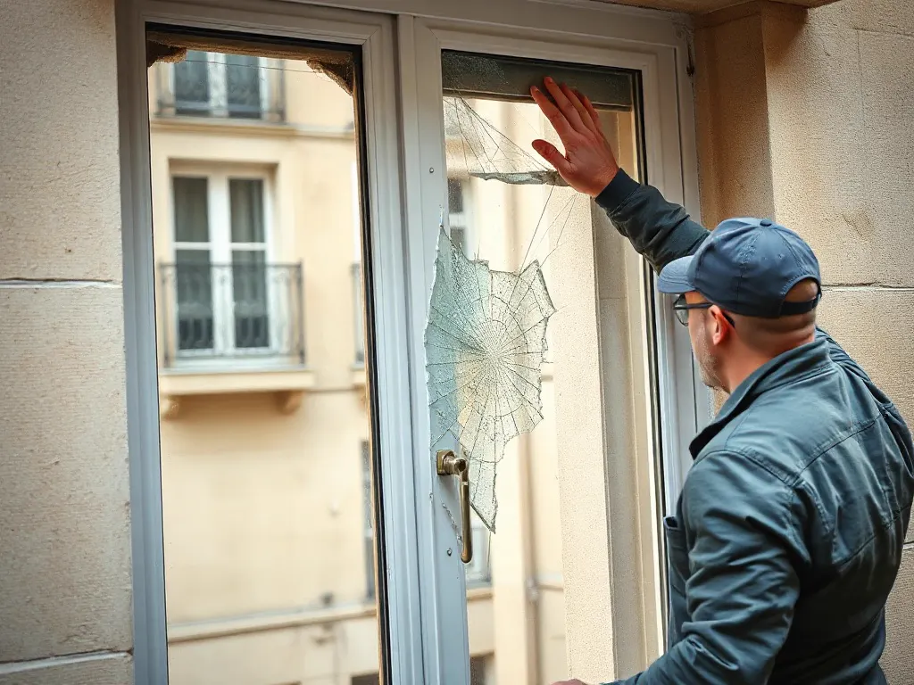 Travaux de vitrerie — intervention type dans le secteur