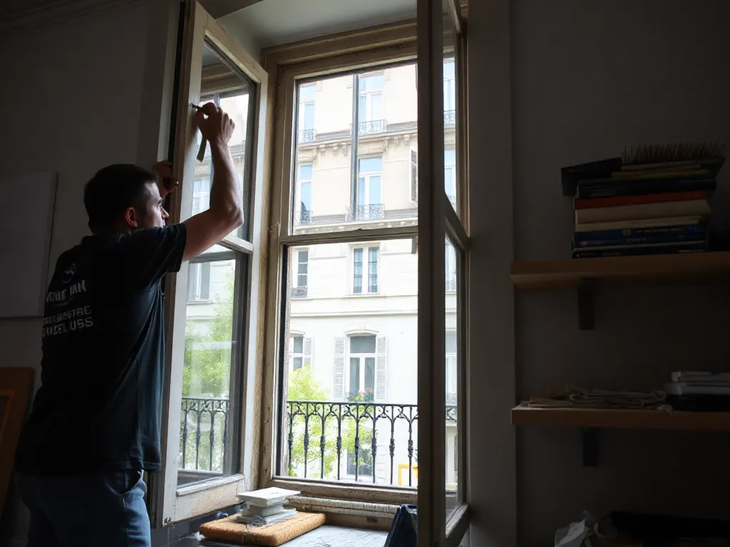 Travaux de vitrerie — intervention type dans le secteur