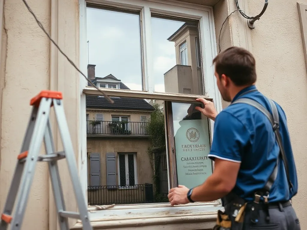 Travaux de vitrerie — intervention type dans le secteur
