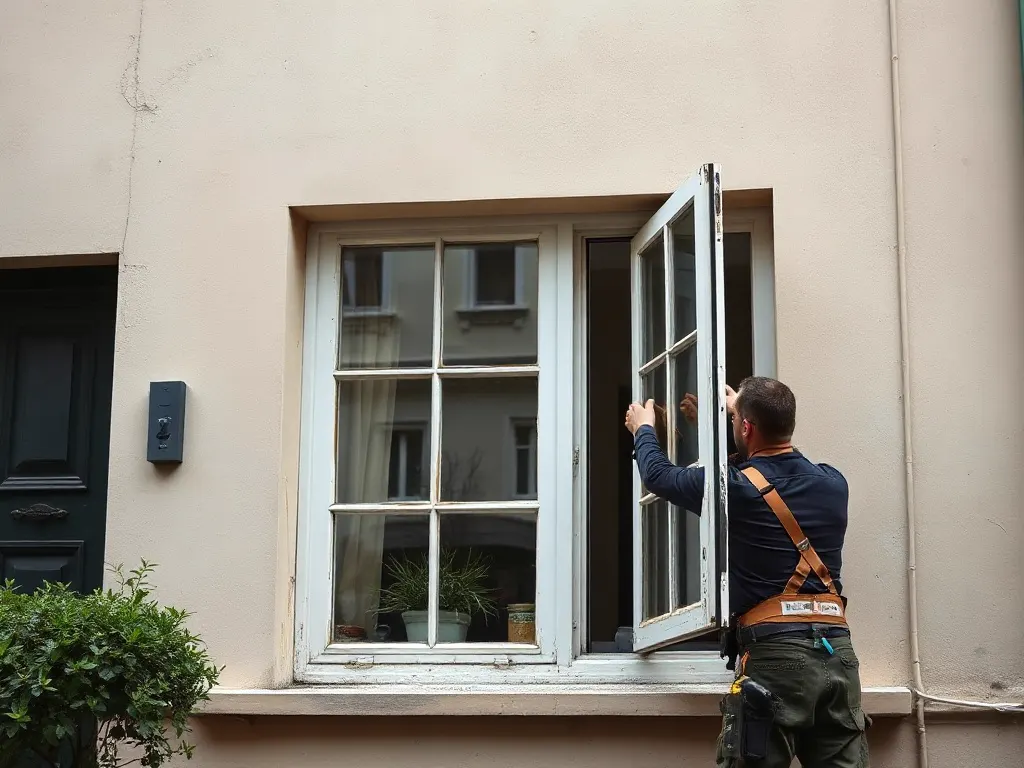Travaux de vitrerie — intervention type dans le secteur