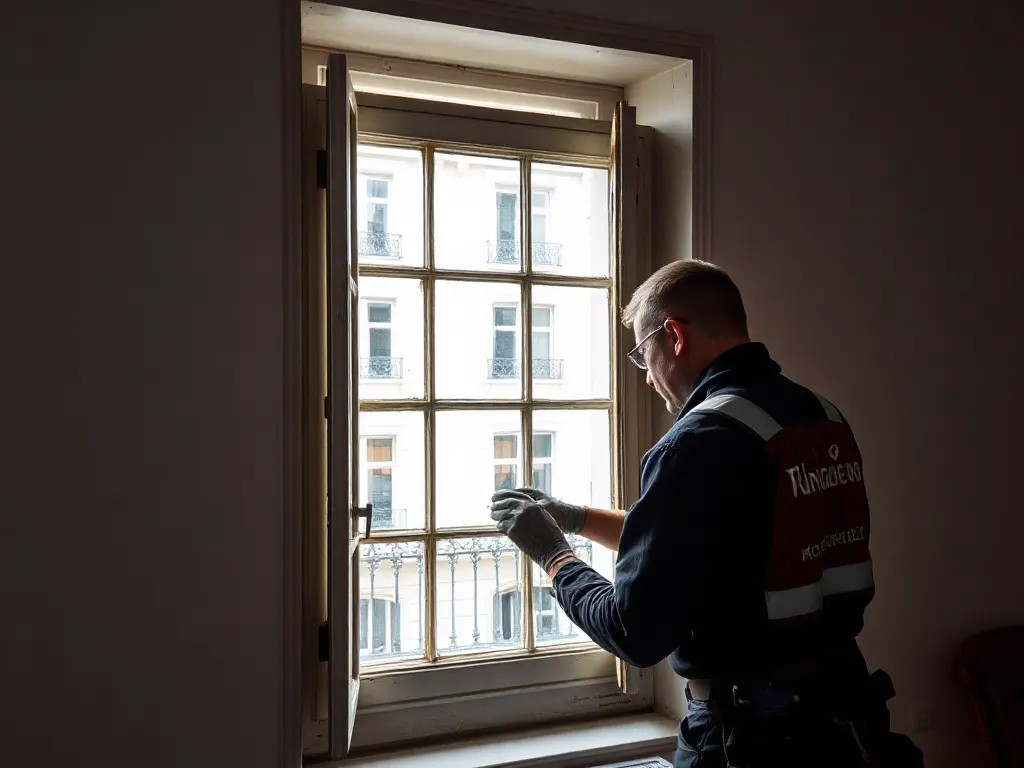 Travaux de vitrerie — intervention type dans le secteur