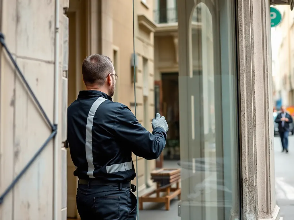 Travaux de vitrerie — intervention type dans le secteur
