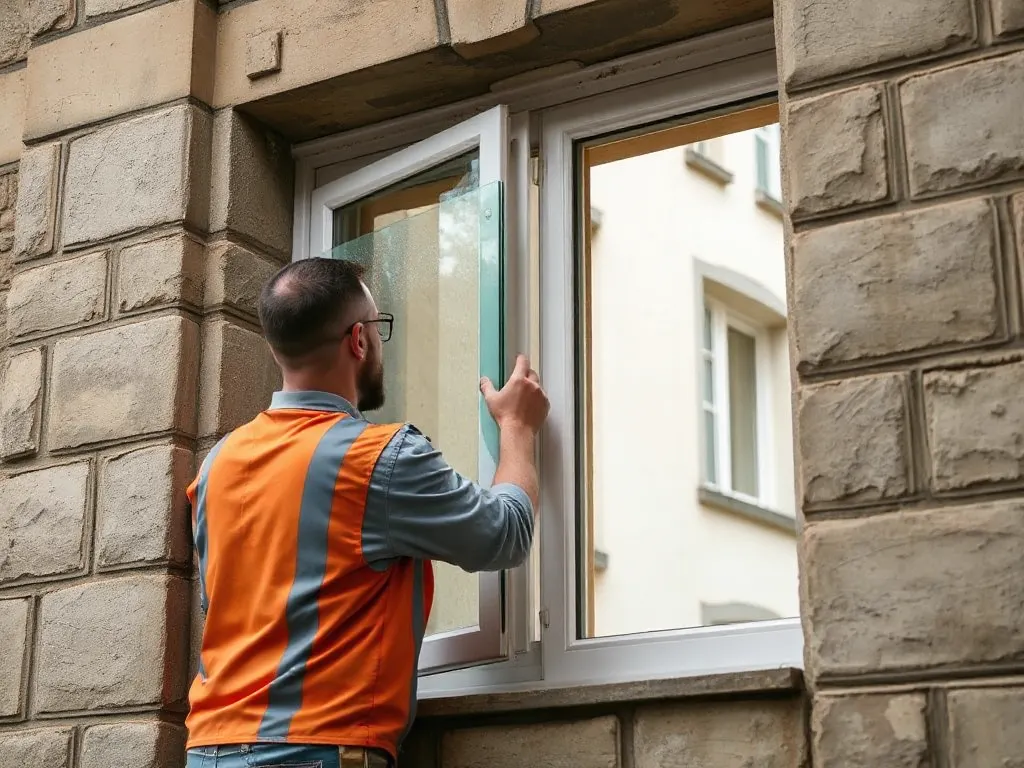 Travaux de vitrerie — intervention type dans le secteur