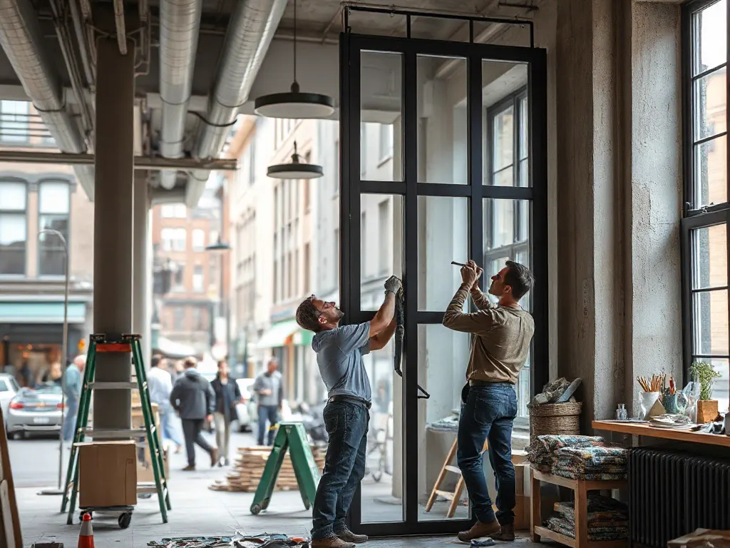 Travaux de vitrerie — intervention type dans le secteur