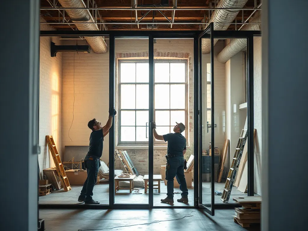 Travaux de vitrerie — intervention type dans le secteur