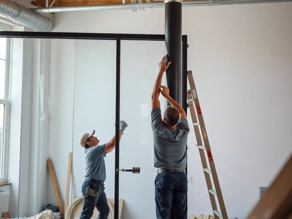 Travaux de vitrerie — intervention type dans le secteur