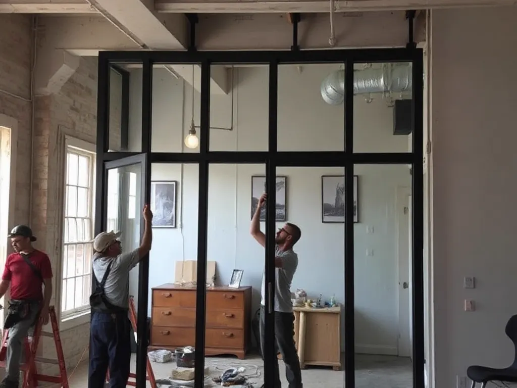 Travaux de vitrerie — intervention type dans le secteur