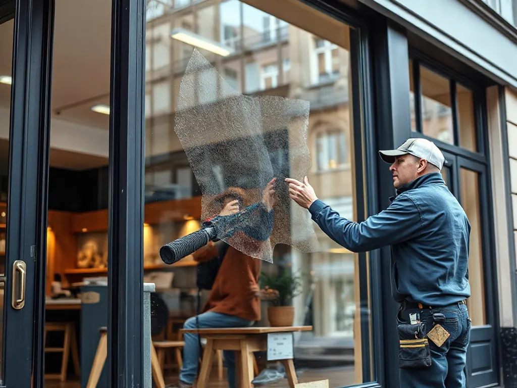 Travaux de vitrerie — intervention type dans le secteur