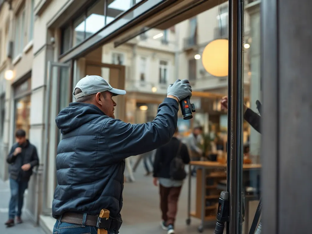 Travaux de vitrerie — intervention type dans le secteur