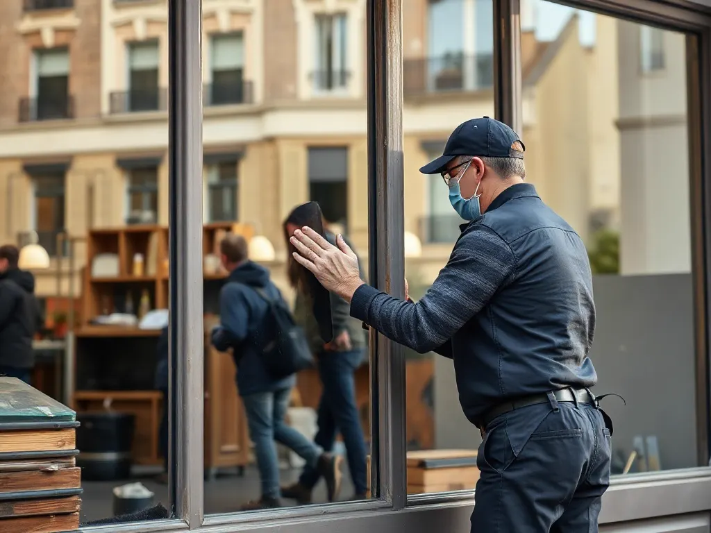 Travaux de vitrerie — intervention type dans le secteur